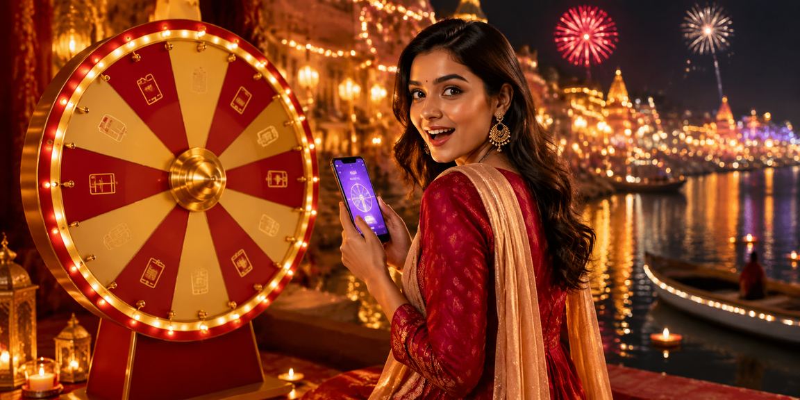 Scene of roulette table gambling in India